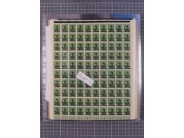 1923, OPD-Bogen, Sammlung von rund 70 Stück, einige mehrfach, dabei u. A. 333AW (Frankfurt) und 335B (Breslau und Stuttgart).