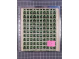 1923, OPD-Bogen, Sammlung von rund 70 Stück, einige mehrfach, dabei u. A. 333AW (Frankfurt) und 335B (Breslau und Stuttgart).