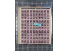 1923, OPD-Bogen, Sammlung von rund 70 Stück, einige mehrfach, dabei u. A. 333AW (Frankfurt) und 335B (Breslau und Stuttgart).