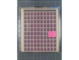 1923, OPD-Bogen, Sammlung von rund 70 Stück, einige mehrfach, dabei u. A. 333AW (Frankfurt) und 335B (Breslau und Stuttgart).