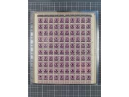 1923, OPD-Bogen, Sammlung von rund 70 Stück, einige mehrfach, dabei u. A. 333AW (Frankfurt) und 335B (Breslau und Stuttgart).