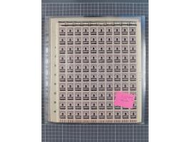 1923, OPD-Bogen, Sammlung von rund 70 Stück, einige mehrfach, dabei u. A. 333AW (Frankfurt) und 335B (Breslau und Stuttgart).