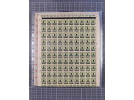 1923, OPD-Bogen, Sammlung von rund 70 Stück, einige mehrfach, dabei u. A. 333AW (Frankfurt) und 335B (Breslau und Stuttgart).