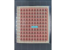 1923, OPD-Bogen, Sammlung von rund 70 Stück, einige mehrfach, dabei u. A. 333AW (Frankfurt) und 335B (Breslau und Stuttgart).