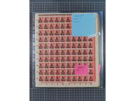 1923, OPD-Bogen, Sammlung von rund 70 Stück, einige mehrfach, dabei u. A. 333AW (Frankfurt) und 335B (Breslau und Stuttgart).