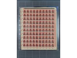 1923, OPD-Bogen, Sammlung von rund 70 Stück, einige mehrfach, dabei u. A. 333AW (Frankfurt) und 335B (Breslau und Stuttgart).