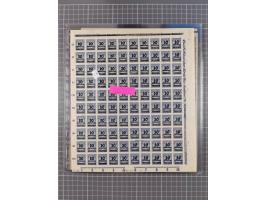 1923, OPD-Bogen, Sammlung von rund 70 Stück, einige mehrfach, dabei u. A. 333AW (Frankfurt) und 335B (Breslau und Stuttgart).