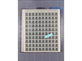 1923, OPD-Bogen, Sammlung von rund 70 Stück, einige mehrfach, dabei u. A. 333AW (Frankfurt) und 335B (Breslau und Stuttgart).