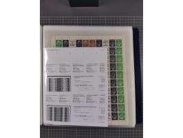 1912/45, kleine Partie Bogen, dabei Mi. I, 110b mit Plattenfehler I, 909-910, Einheitsgeberbogen, etc.