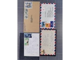 1950/2017 (ca.), assembly of over 130 covers and cards, some interesting frankings throughout, mixed condition&nbsp;