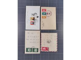 1950/2017 (ca.), assembly of over 130 covers and cards, some interesting frankings throughout, mixed condition&nbsp;