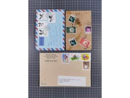 1950/2017 (ca.), assembly of over 130 covers and cards, some interesting frankings throughout, mixed condition&nbsp;