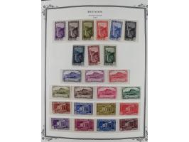 1891/1964, Collection on 39 Scott album leaves, unused and mnh, starting colonies allegory overprinted issues with multiples,