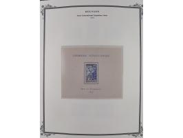 1891/1964, Collection on 39 Scott album leaves, unused and mnh, starting colonies allegory overprinted issues with multiples,