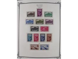 1891/1964, Collection on 39 Scott album leaves, unused and mnh, starting colonies allegory overprinted issues with multiples,