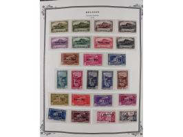 1891/1964, Collection on 39 Scott album leaves, unused and mnh, starting colonies allegory overprinted issues with multiples,