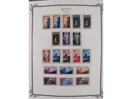 1891/1964, Collection on 39 Scott album leaves, unused and mnh, starting colonies allegory overprinted issues with multiples,