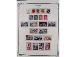 1891/1964, Collection on 39 Scott album leaves, unused and mnh, starting colonies allegory overprinted issues with multiples,