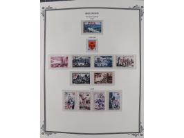 1891/1964, Collection on 39 Scott album leaves, unused and mnh, starting colonies allegory overprinted issues with multiples,