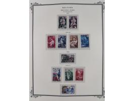 1891/1964, Collection on 39 Scott album leaves, unused and mnh, starting colonies allegory overprinted issues with multiples,