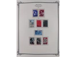 1891/1964, Collection on 39 Scott album leaves, unused and mnh, starting colonies allegory overprinted issues with multiples,