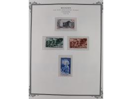 1891/1964, Collection on 39 Scott album leaves, unused and mnh, starting colonies allegory overprinted issues with multiples,