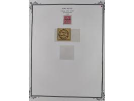 1891/1964, Collection on 39 Scott album leaves, unused and mnh, starting colonies allegory overprinted issues with multiples,