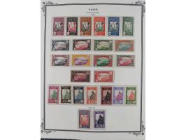 1921/1944, Collection on 11 Scott album leaves, unused and mnh, starting ‘Territoire du Niger’ overprinted issues, air mail i