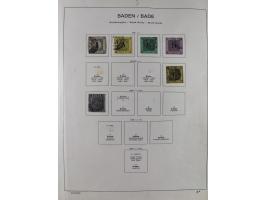 1851/1934, uriger meist gestempelter und teils ungebrauchter Sammlungsbestand in einem Schaubek Album, dabei auch wenige Brie