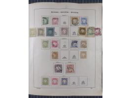 1851/1934, uriger meist gestempelter und teils ungebrauchter Sammlungsbestand in einem Schaubek Album, dabei auch wenige Brie