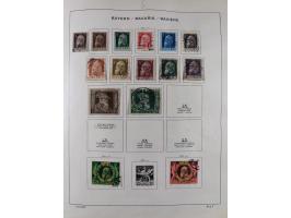 1851/1934, uriger meist gestempelter und teils ungebrauchter Sammlungsbestand in einem Schaubek Album, dabei auch wenige Brie