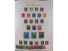 1851/1934, uriger meist gestempelter und teils ungebrauchter Sammlungsbestand in einem Schaubek Album, dabei auch wenige Brie