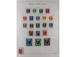 1851/1934, uriger meist gestempelter und teils ungebrauchter Sammlungsbestand in einem Schaubek Album, dabei auch wenige Brie