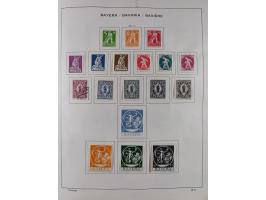 1851/1934, uriger meist gestempelter und teils ungebrauchter Sammlungsbestand in einem Schaubek Album, dabei auch wenige Brie