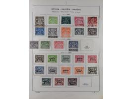 1851/1934, uriger meist gestempelter und teils ungebrauchter Sammlungsbestand in einem Schaubek Album, dabei auch wenige Brie