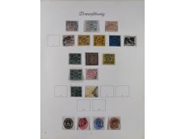 1851/1934, uriger meist gestempelter und teils ungebrauchter Sammlungsbestand in einem Schaubek Album, dabei auch wenige Brie