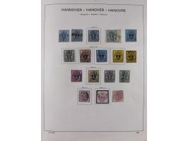 1851/1934, uriger meist gestempelter und teils ungebrauchter Sammlungsbestand in einem Schaubek Album, dabei auch wenige Brie