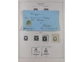 1851/1934, uriger meist gestempelter und teils ungebrauchter Sammlungsbestand in einem Schaubek Album, dabei auch wenige Brie