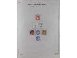 1851/1934, uriger meist gestempelter und teils ungebrauchter Sammlungsbestand in einem Schaubek Album, dabei auch wenige Brie