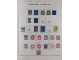 1851/1934, uriger meist gestempelter und teils ungebrauchter Sammlungsbestand in einem Schaubek Album, dabei auch wenige Brie