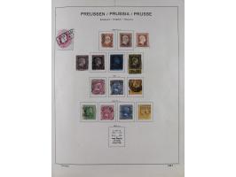 1851/1934, uriger meist gestempelter und teils ungebrauchter Sammlungsbestand in einem Schaubek Album, dabei auch wenige Brie