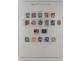 1851/1934, uriger meist gestempelter und teils ungebrauchter Sammlungsbestand in einem Schaubek Album, dabei auch wenige Brie