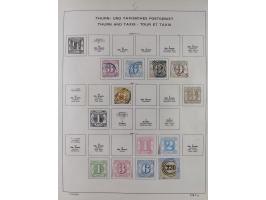 1851/1934, uriger meist gestempelter und teils ungebrauchter Sammlungsbestand in einem Schaubek Album, dabei auch wenige Brie