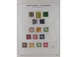 1851/1934, uriger meist gestempelter und teils ungebrauchter Sammlungsbestand in einem Schaubek Album, dabei auch wenige Brie