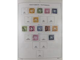 1851/1934, uriger meist gestempelter und teils ungebrauchter Sammlungsbestand in einem Schaubek Album, dabei auch wenige Brie