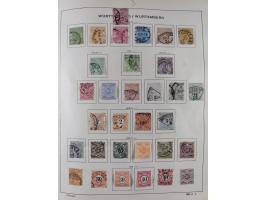 1851/1934, uriger meist gestempelter und teils ungebrauchter Sammlungsbestand in einem Schaubek Album, dabei auch wenige Brie