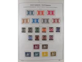 1851/1934, uriger meist gestempelter und teils ungebrauchter Sammlungsbestand in einem Schaubek Album, dabei auch wenige Brie