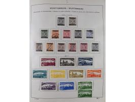 1851/1934, uriger meist gestempelter und teils ungebrauchter Sammlungsbestand in einem Schaubek Album, dabei auch wenige Brie