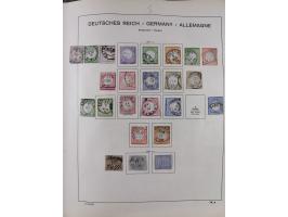 1851/1934, uriger meist gestempelter und teils ungebrauchter Sammlungsbestand in einem Schaubek Album, dabei auch wenige Brie