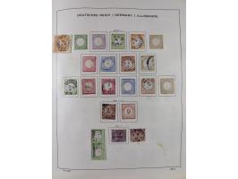 1851/1934, uriger meist gestempelter und teils ungebrauchter Sammlungsbestand in einem Schaubek Album, dabei auch wenige Brie